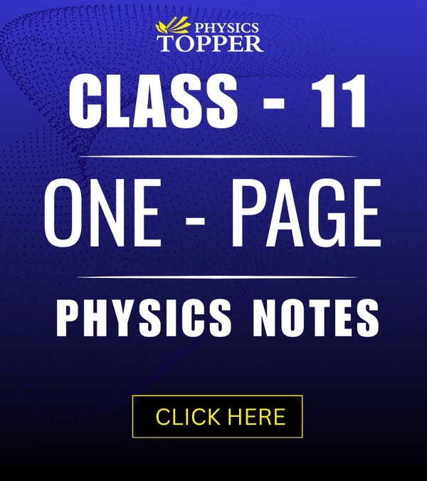 physics topper one page notes